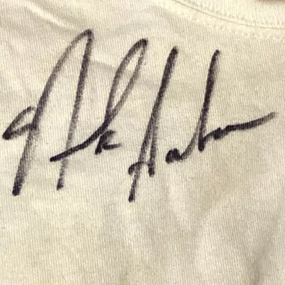 Nick Saban Autographed Alabama R.F.T shirt with certificate of authenticity.